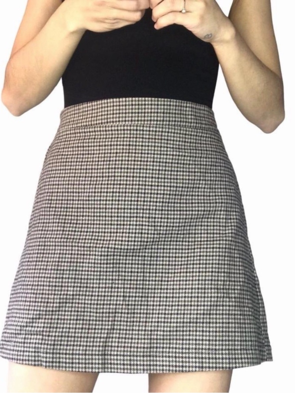 NWT American Eagle Houndstooth Mini Skirt